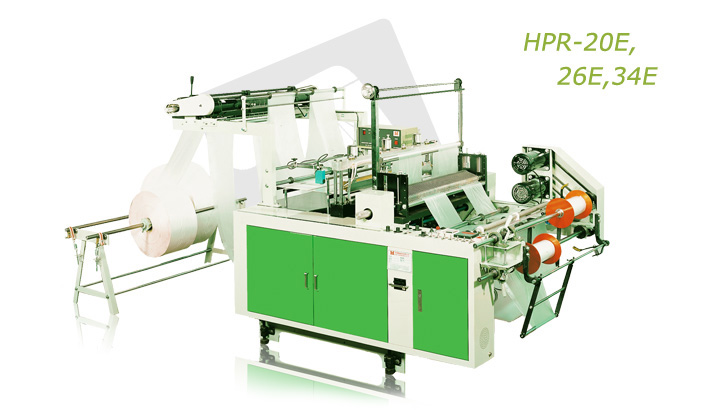 High Speed perforated bag on roll making machine (HPR-20E, 26E, 34E)
